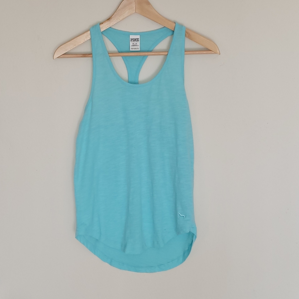 PINK Victoria's Secret Pajama Tank Top Blue